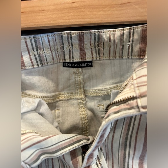 Womens Striped American Eagle Jeans - Picture 4 of 5